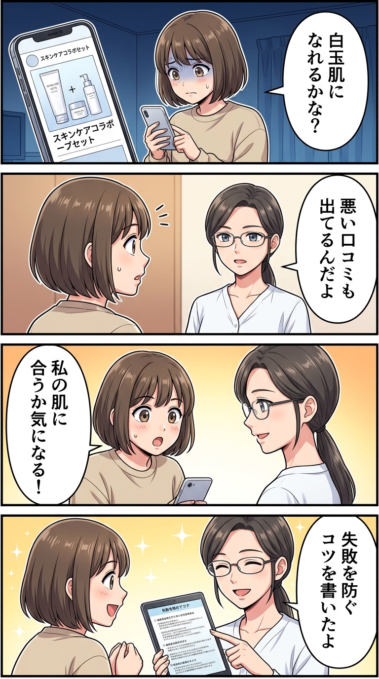 ma:nyo[限定]オギャ子コラボ 白玉肌集中ケアセット　評判