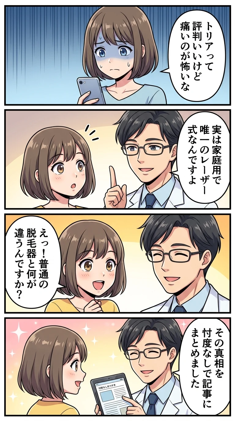 トリア4X 口コミ