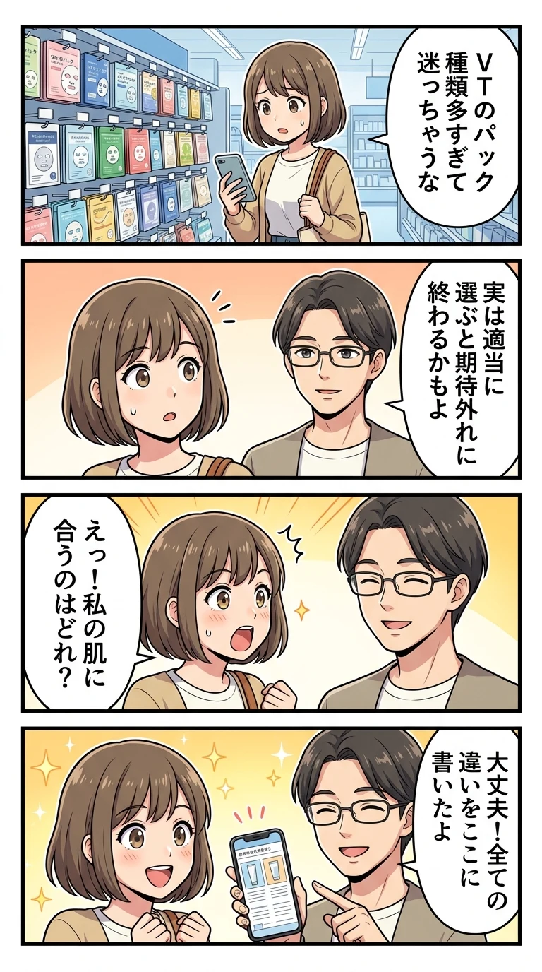 VTパック どれがいい 種類別 比較