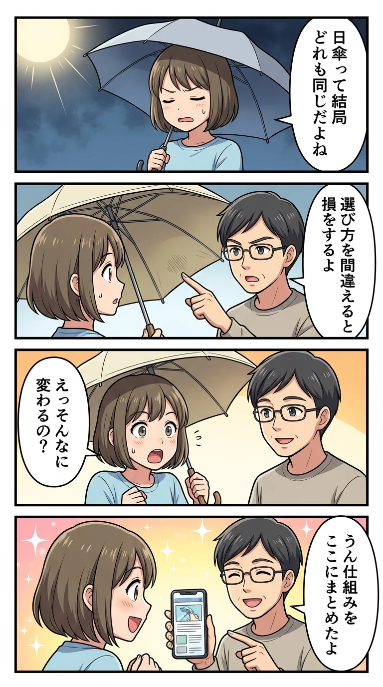 リーベンひんやり傘　評判