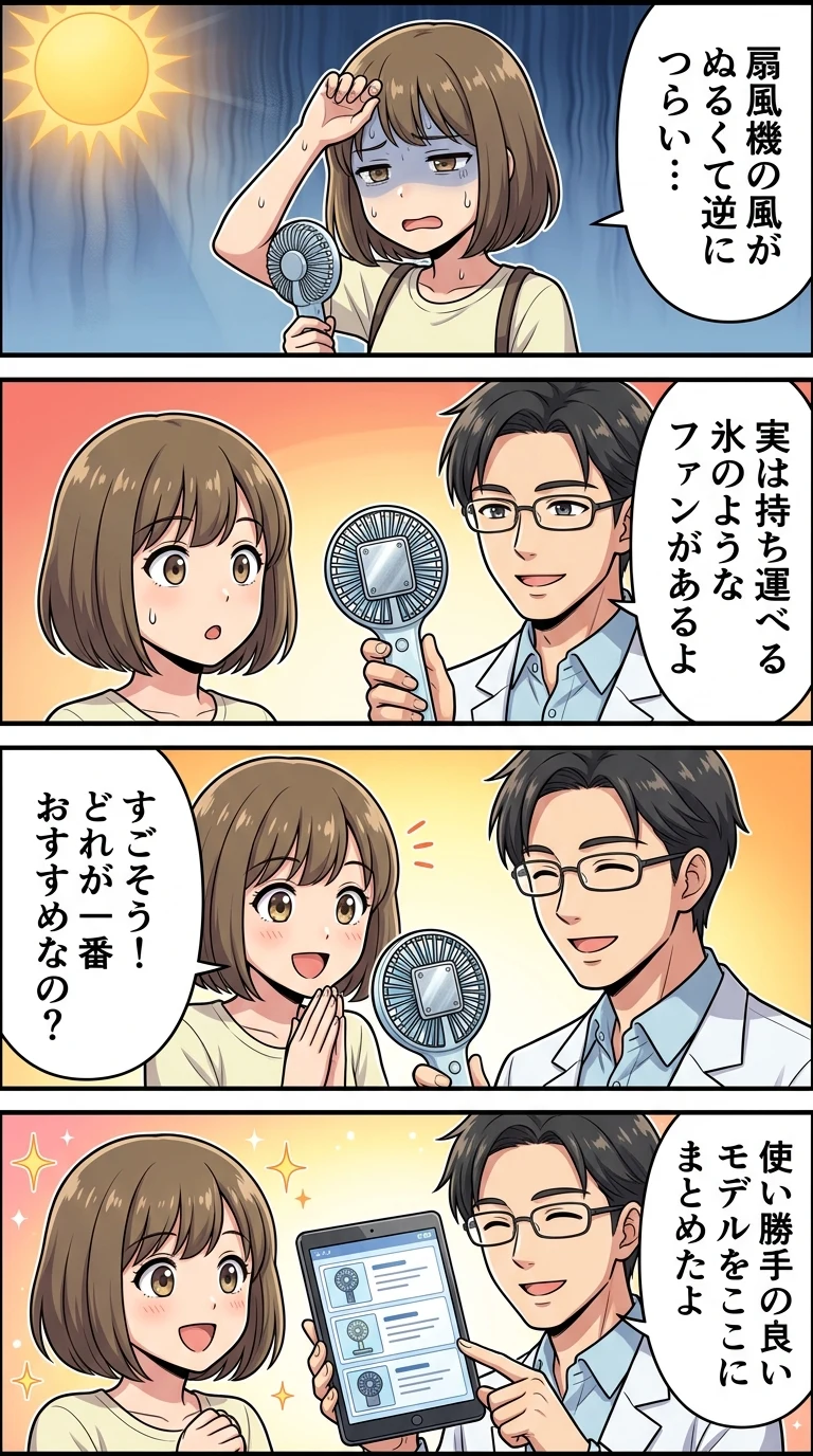 ハンディファン 冷却プレート おすすめ 5選