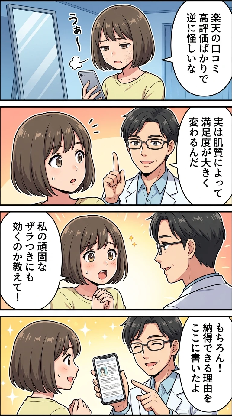 タカミスキンピール 口コミ
